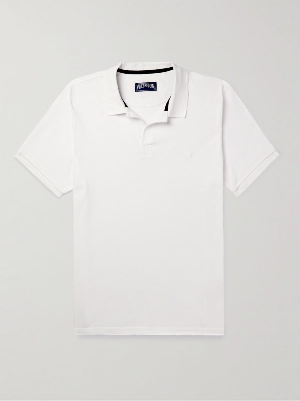 Logo-Embroidered Cotton-Piqué Polo Shirt Logo-Embroidered Cotton-Piqué Polo Shirt