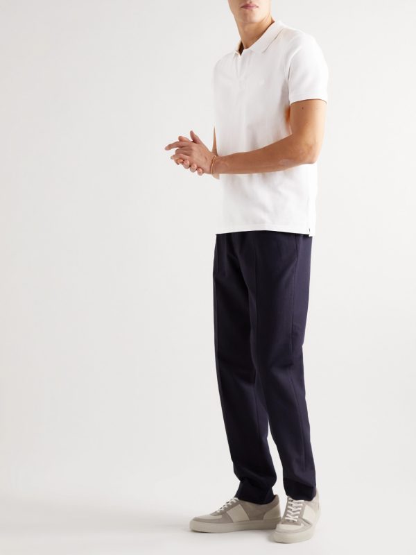 Logo-Embroidered Cotton-Piqué Polo Shirt - OU Logo-Embroidered Cotton-Piqué Polo Shirt - OU