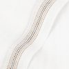 Zamami Embroidered Herringbone Linen Scarf - CU