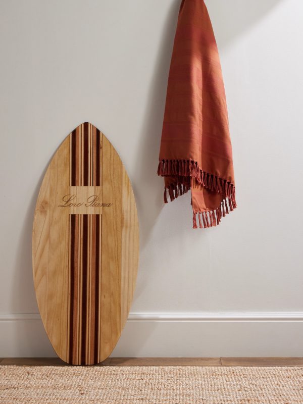 Fringed Striped Cotton Towel - OU Fringed Striped Cotton Towel - OU