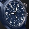 Pilot’s Top Gun Oceana Automatic Chronograph 41.9mm Ceramic, Webbing and Rubber Watch, Ref. No. IW389404 - CU
