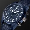 Pilot’s Top Gun Oceana Automatic Chronograph 41.9mm Ceramic, Webbing and Rubber Watch, Ref. No. IW389404 - FR