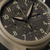 Pilot's Top Gun Mojave Desert Automatic Chronograph 41.9mm Ceramic, Rubber and Grosgrain Watch, Ref. No. IW389402 - CU Pilot's Top Gun Mojave Desert Automatic Chronograph 41.9mm Ceramic, Rubber and Grosgrain Watch, Ref. No. IW389402 - CU