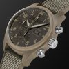 Pilot's Top Gun Mojave Desert Automatic Chronograph 41.9mm Ceramic, Rubber and Grosgrain Watch, Ref. No. IW389402 - FR Pilot's Top Gun Mojave Desert Automatic Chronograph 41.9mm Ceramic, Rubber and Grosgrain Watch, Ref. No. IW389402 - FR