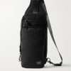 Hybrid Sling Logo-Appliquéd Canvas Backpack
