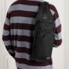 Hybrid Sling Logo-Appliquéd Canvas Backpack - OU