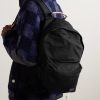 Daypack Leather-Trimmed Denim Backpack - OU