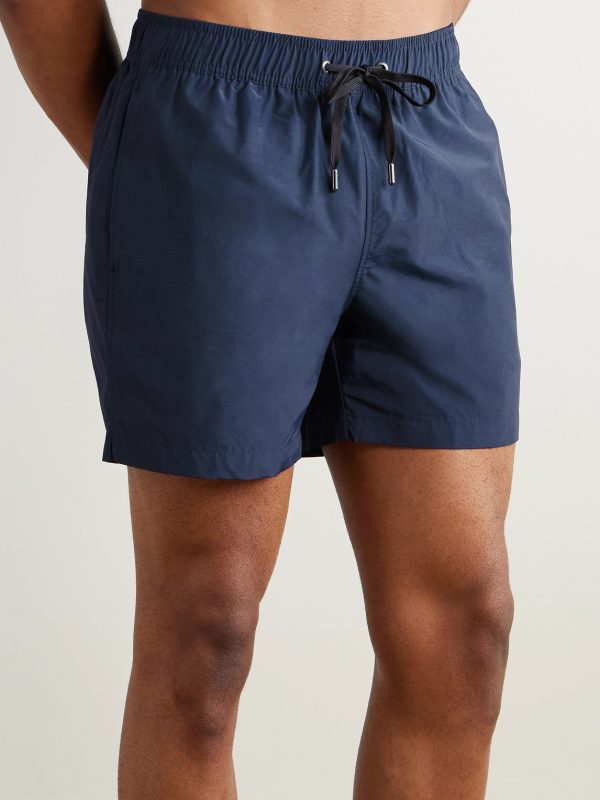 Charles Straight-Leg Mid-Length Swim Shorts - OU Charles Straight-Leg Mid-Length Swim Shorts - OU