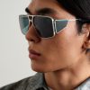 + Valentino Rossi Assen Aviator-Style Silver-Tone Sunglasses - E1 + Valentino Rossi Assen Aviator-Style Silver-Tone Sunglasses - E1