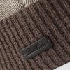 Logo-Appliquéd Herringbone Cotton-Blend and Ribbed-Knit Beanie - CU Logo-Appliquéd Herringbone Cotton-Blend and Ribbed-Knit Beanie - CU