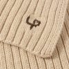 Leather-Trimmed Ribbed Cashmere Scarf - CU Leather-Trimmed Ribbed Cashmere Scarf - CU