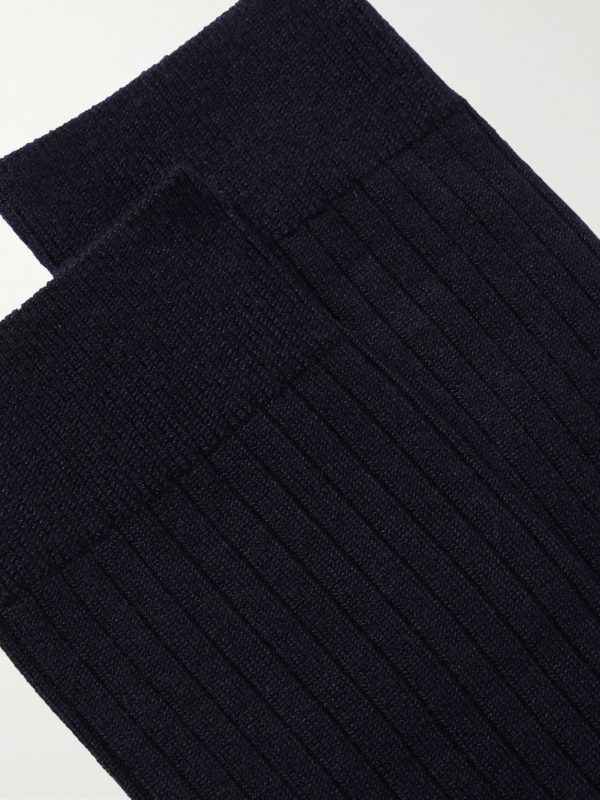 Ribbed-Knit Socks - CU Ribbed-Knit Socks - CU