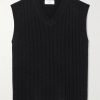 Cable-Knit Wool Sweater Vest