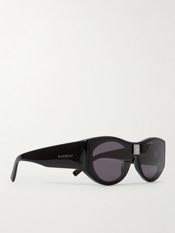 Round-Frame Acetate and Silver-Tone Sunglasses - FR Round-Frame Acetate and Silver-Tone Sunglasses - FR