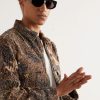 Round-Frame Acetate and Silver-Tone Sunglasses - OU Round-Frame Acetate and Silver-Tone Sunglasses - OU