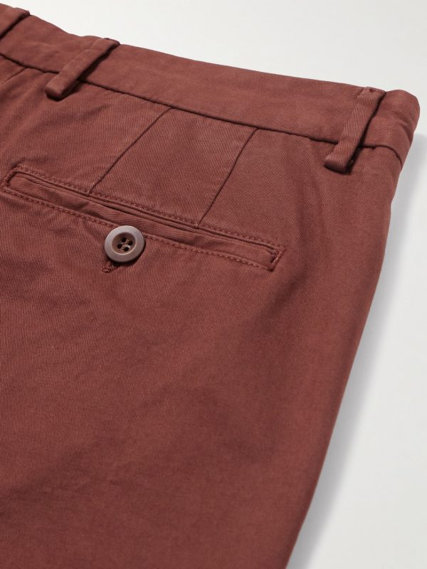 Samuel Straight-Leg Cotton-Blend Twill Chinos - CU Samuel Straight-Leg Cotton-Blend Twill Chinos - CU