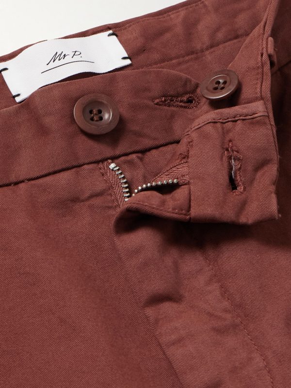 Samuel Straight-Leg Cotton-Blend Twill Chinos - E1 Samuel Straight-Leg Cotton-Blend Twill Chinos - E1