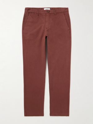 Samuel Straight-Leg Cotton-Blend Twill Chinos