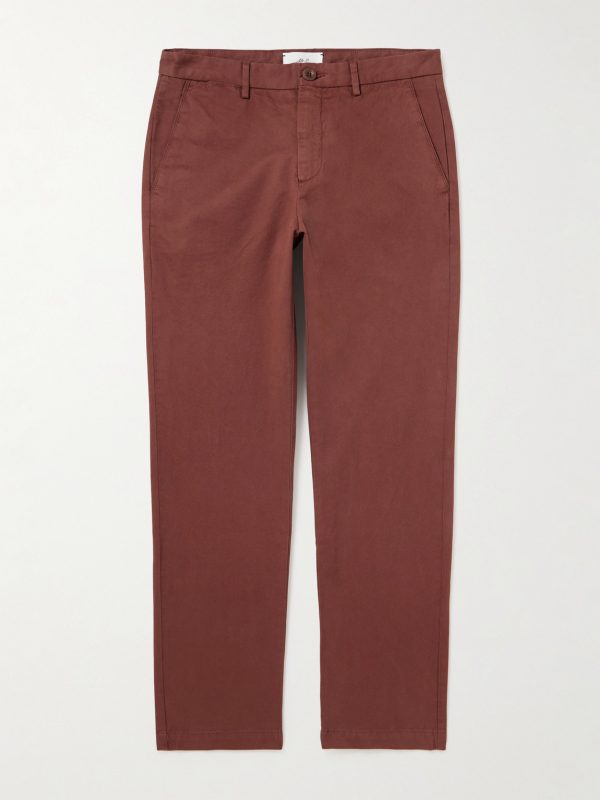 Samuel Straight-Leg Cotton-Blend Twill Chinos Samuel Straight-Leg Cotton-Blend Twill Chinos