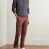 Samuel Straight-Leg Cotton-Blend Twill Chinos - OU Samuel Straight-Leg Cotton-Blend Twill Chinos - OU