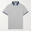 + G/FORE Golf Striped Logo-Appliquéd Piqué Polo Shirt + G/FORE Golf Striped Logo-Appliquéd Piqué Polo Shirt