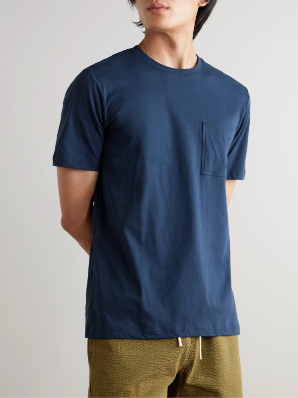 Titan Slim-Fit Logo-Embroidered Cotton-Jersey T-Shirt - FR Titan Slim-Fit Logo-Embroidered Cotton-Jersey T-Shirt - FR