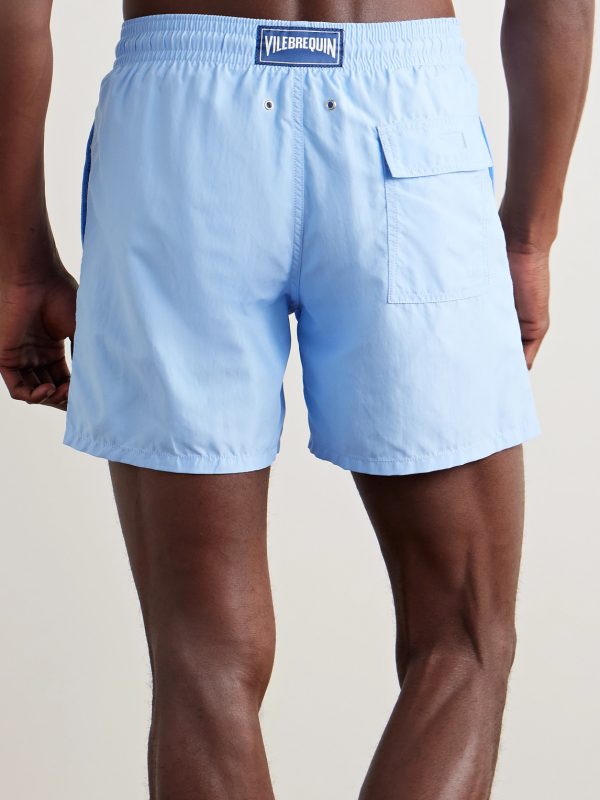 Moorea Straight-Leg Mid-Length ECONYL® Swim Shorts - BK Moorea Straight-Leg Mid-Length ECONYL® Swim Shorts - BK