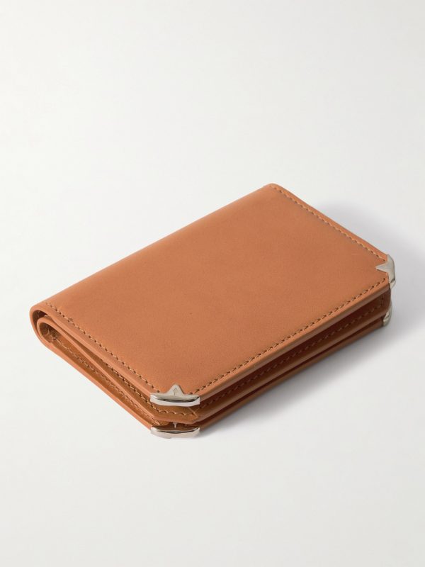 Elston Leather Trifold Wallet - BK Elston Leather Trifold Wallet - BK