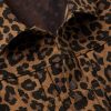 Leopard-Print Brushed Cotton-Blend Twill Jacket - CU Leopard-Print Brushed Cotton-Blend Twill Jacket - CU