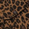 Leopard-Print Brushed Cotton-Blend Twill Jacket - E1 Leopard-Print Brushed Cotton-Blend Twill Jacket - E1