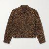 Leopard-Print Brushed Cotton-Blend Twill Jacket Leopard-Print Brushed Cotton-Blend Twill Jacket