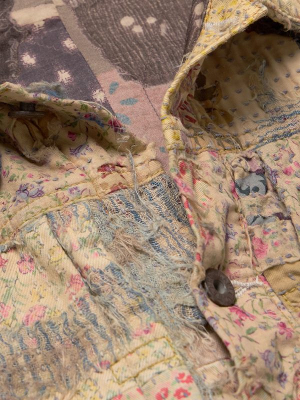 Boro Distressed Patchwork Cotton and Linen-Blend Jacket - CU Boro Distressed Patchwork Cotton and Linen-Blend Jacket - CU