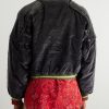 Logo-Embroidered Zip-Detailed Cotton-Velvet Bomber Jacket - BK Logo-Embroidered Zip-Detailed Cotton-Velvet Bomber Jacket - BK