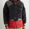 Logo-Embroidered Zip-Detailed Cotton-Velvet Bomber Jacket - FR Logo-Embroidered Zip-Detailed Cotton-Velvet Bomber Jacket - FR