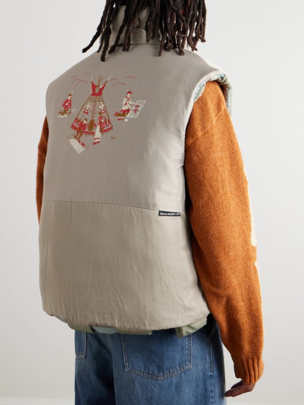 Reversible Quilted Padded Shell Gilet - E1