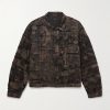 Boro Distressed Patchwork Cotton and Linen-Blend Jacket Boro Distressed Patchwork Cotton and Linen-Blend Jacket