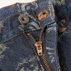 Speakeasy Slim-Fit Flared Printed Distressed Jeans - E1 Speakeasy Slim-Fit Flared Printed Distressed Jeans - E1