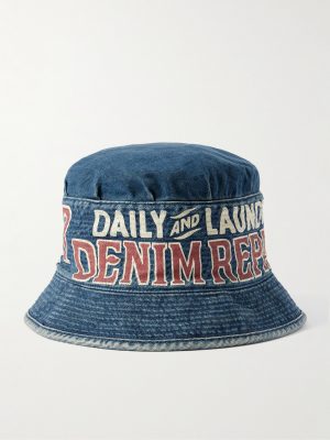 Laundry Printed Denim Bucket Hat Laundry Printed Denim Bucket Hat
