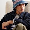 Laundry Printed Denim Bucket Hat - OU