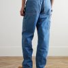 Lumber Straight-Leg Panelled Jeans - BK Lumber Straight-Leg Panelled Jeans - BK