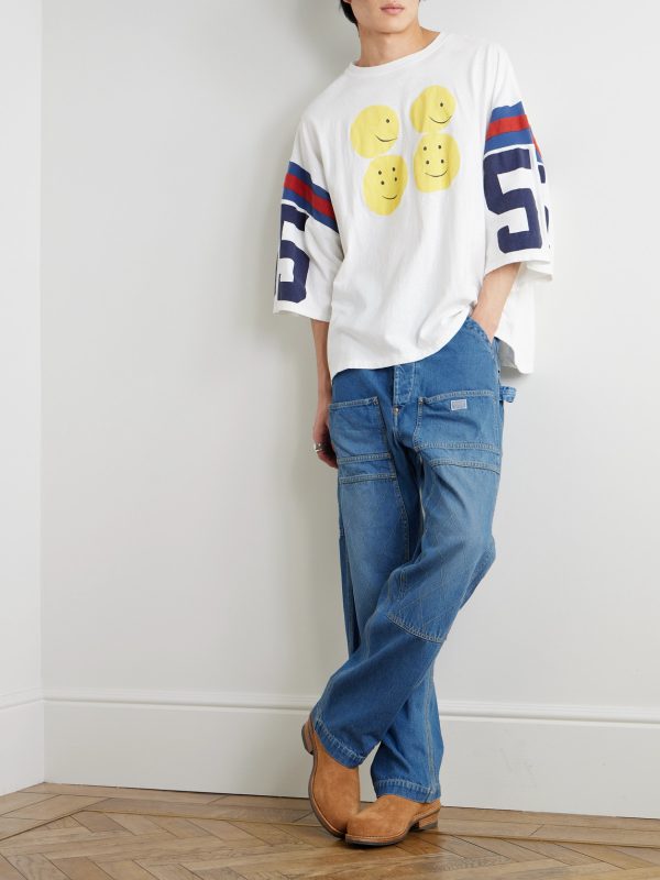 Lumber Straight-Leg Panelled Jeans - OU Lumber Straight-Leg Panelled Jeans - OU
