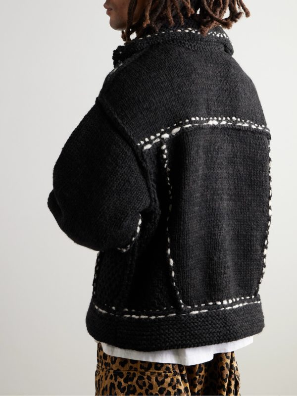 Embroidered Wool Jacket - BK Embroidered Wool Jacket - BK