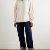 Logo-Embroidered Printed Waffle-Knit Cotton-Jersey T-Shirt - OU Logo-Embroidered Printed Waffle-Knit Cotton-Jersey T-Shirt - OU