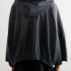 Oversized Logo-Embroidered Cotton-Jersey Hoodie - BK Oversized Logo-Embroidered Cotton-Jersey Hoodie - BK