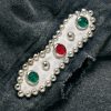 Embellished Suede-Trimmed Distressed Cotton-Jersey Hoodie - CU Embellished Suede-Trimmed Distressed Cotton-Jersey Hoodie - CU