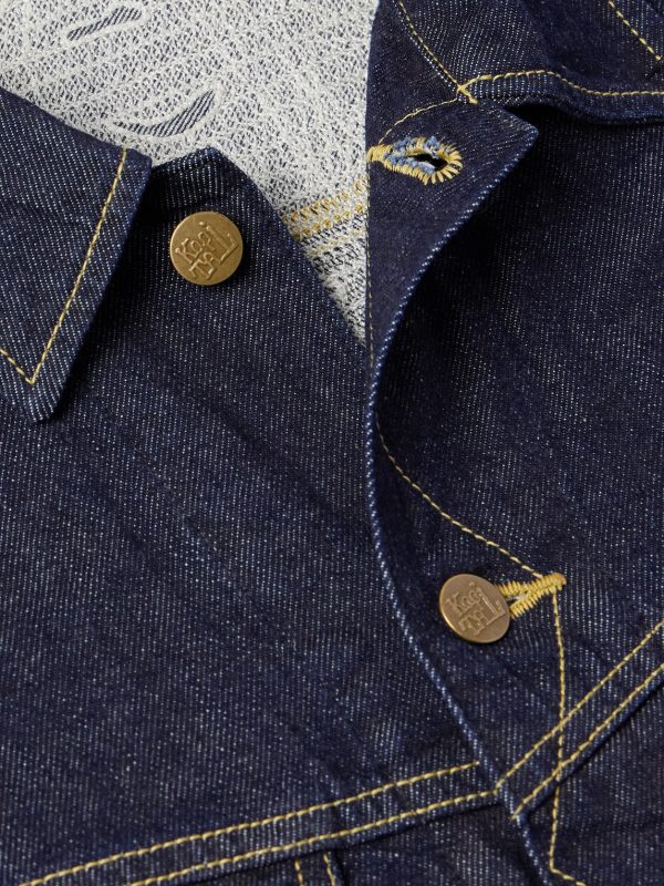 Crochet-Trimmed Denim Jacket - CU