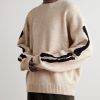 Oversized Intarsia Wool Sweater - FR Oversized Intarsia Wool Sweater - FR