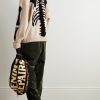 Oversized Intarsia Wool Sweater - OU Oversized Intarsia Wool Sweater - OU