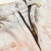 Slim-Fit Patchwork Embroidered Tie-Dyed Jeans - E1 Slim-Fit Patchwork Embroidered Tie-Dyed Jeans - E1