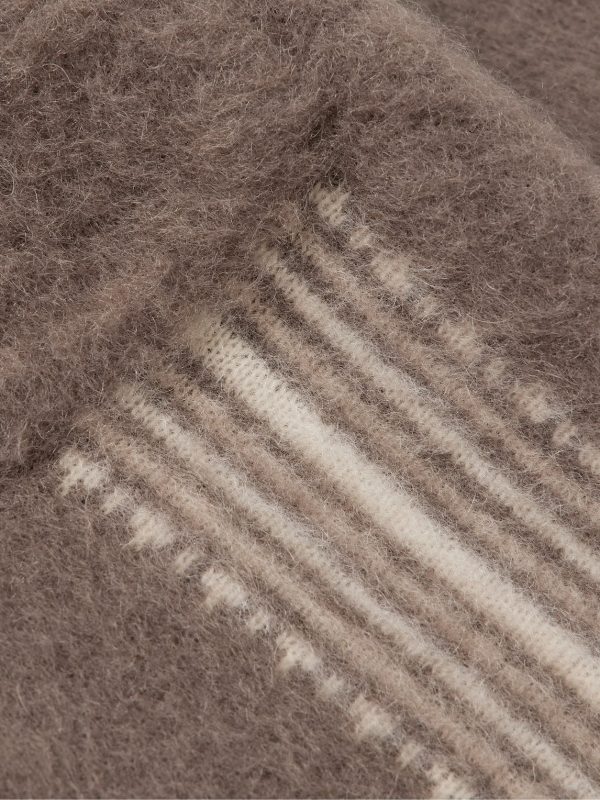 Camp-Collar Striped Knitted Overshirt - CU Camp-Collar Striped Knitted Overshirt - CU
